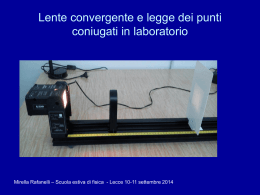 LenteConvergente - “E. De Giorgi” – Università del Salento