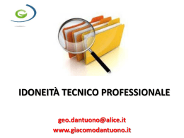 Idoneita-Tecnico-Professionale
