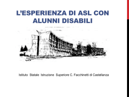 Presentazione di PowerPoint - Istituto Tecnico Economico Enrico Tosi