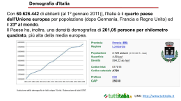 demografia italiana