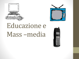 I Mass Media - Scuolasarda.it