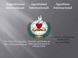 Slide 1 - Augustinians International
