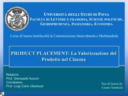 SANTINOLI - Cim - Università degli studi di Pavia