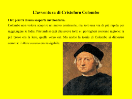 L*avventura di Cristoforo Colombo