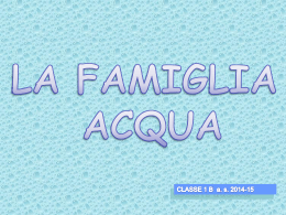 Famiglia ACQUA - ClementinaGily.it