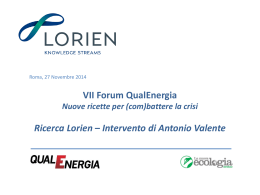 Diapositiva 1 - Forum Qualenergia