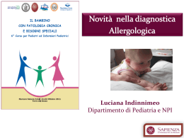 Novità nella diagnostica Allergologica