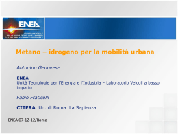 Metano e Idrogeno by Genovese EP 2012 - Groupware