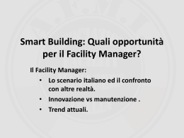 Il Facility Manager