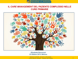 Care Management del paziente complesso nelle cure primarie
