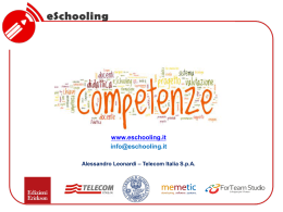 eSchooling: didattica per competenze