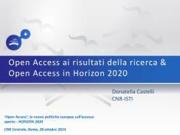 Open Access in Horizon 2020