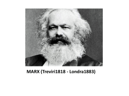 MARX (1818 -1883)