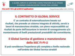 Presentazione del progetto Global Service per la Fi.Pi.Li