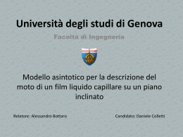 slip condition - DICAT - Università Degli Studi Di Genova