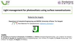 Light management for photovoltaics using surface nanostructures