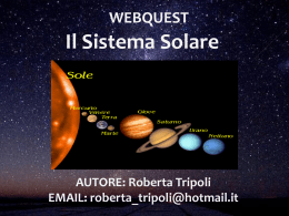 PRESENTAZIONE WEBQUEST_ROBERTA TRIPOLI