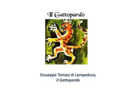 Gattopardo ppt - materialestudio