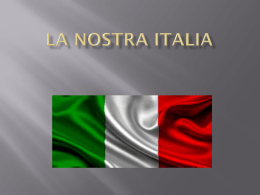 la nostra italia le regioni italiane