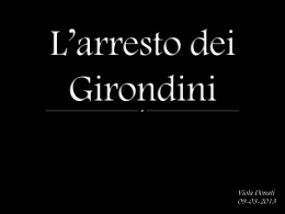 L`arresto dei Girondini Donati