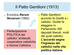 Il Patto Gentiloni (1913)