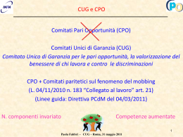 Presentazione Paola - linee guida CUG