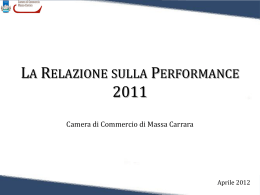 Scarica relazione sulla Performance 2011
