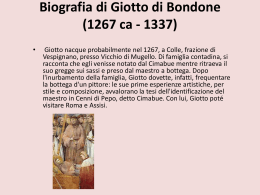Giotto da Bondone (Presentazione in Powerpoint)
