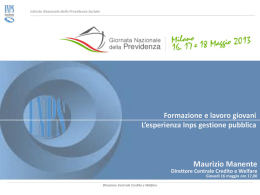 presentazione ManenteSpeed date16-05-2013