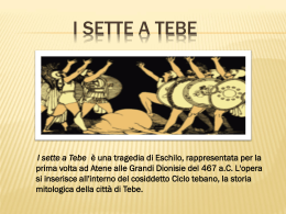 Eschilo - I sette a Tebe