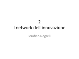 2.network innovazione - Dipartimento di Sociologia