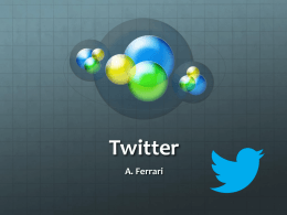 Twitter nel Web - Alberto Ferrari