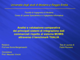 Data Integrator - DBGroup - Università degli studi di Modena e