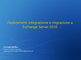 Se migro ad Exchange 2010
