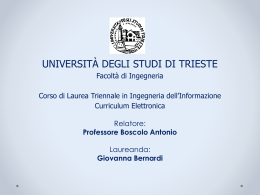 microcontrollore_SSI - Università degli Studi di Trieste
