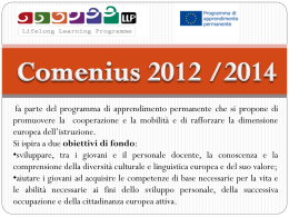 Presentazione in PPT del Comenius