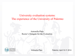 University evaluation systems