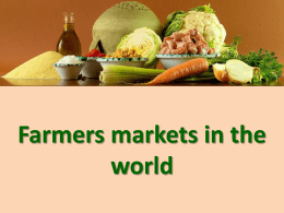 Farmers market in the world