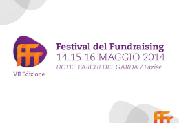 guida - Festival del Fundraising