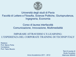 Giulia CAVALIERE - Cim - Università degli studi di Pavia