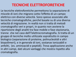 Tecniche elettroforetiche