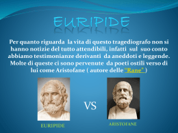 Euripide - La Vita