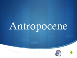 Antropocene - WordPress.com