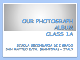 OUR PHOTOGRAPH ALBUM - IC Dosolo Pomponesco Viadana