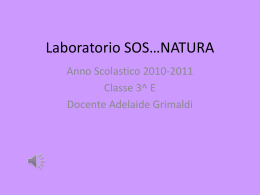 Laboratorio SOS*NATURA