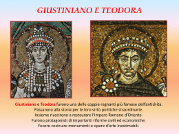 Teodora e Giustiniano di Dennis del Prete e Ginevra Pasta I E