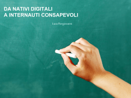 Presentazione Arezzo - Fare ricerche online