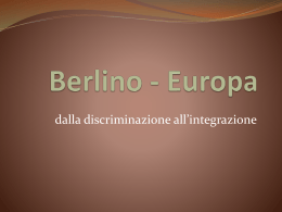 Diapositiva 1 - Berlino