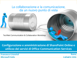 Communication & Collaboration - Center