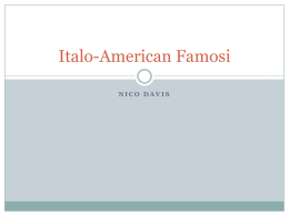 Italo-American Famosi